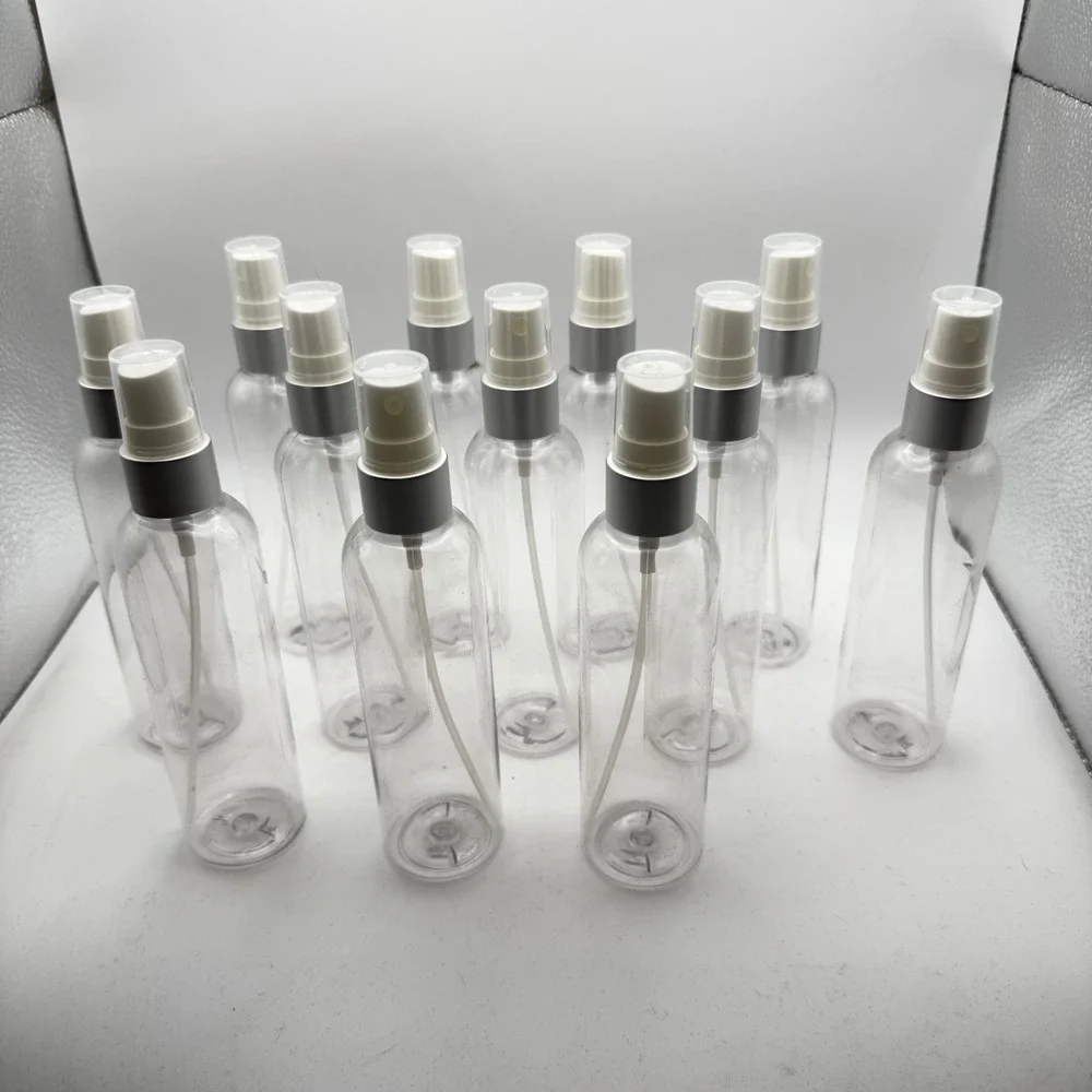 12 Pack‎ Clear Empty Refillable Spray Bottles Fine Mist Atomizer Travel Size